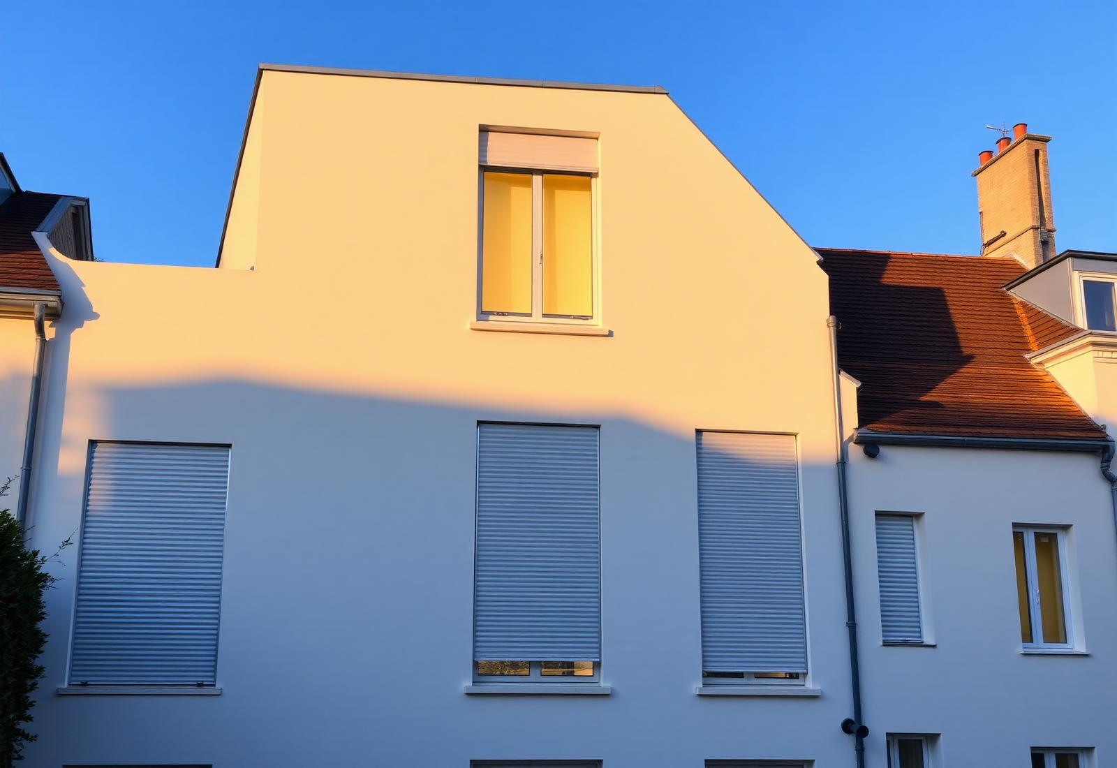 Volets roulants installés sur une maison des Hauts-de-Seine